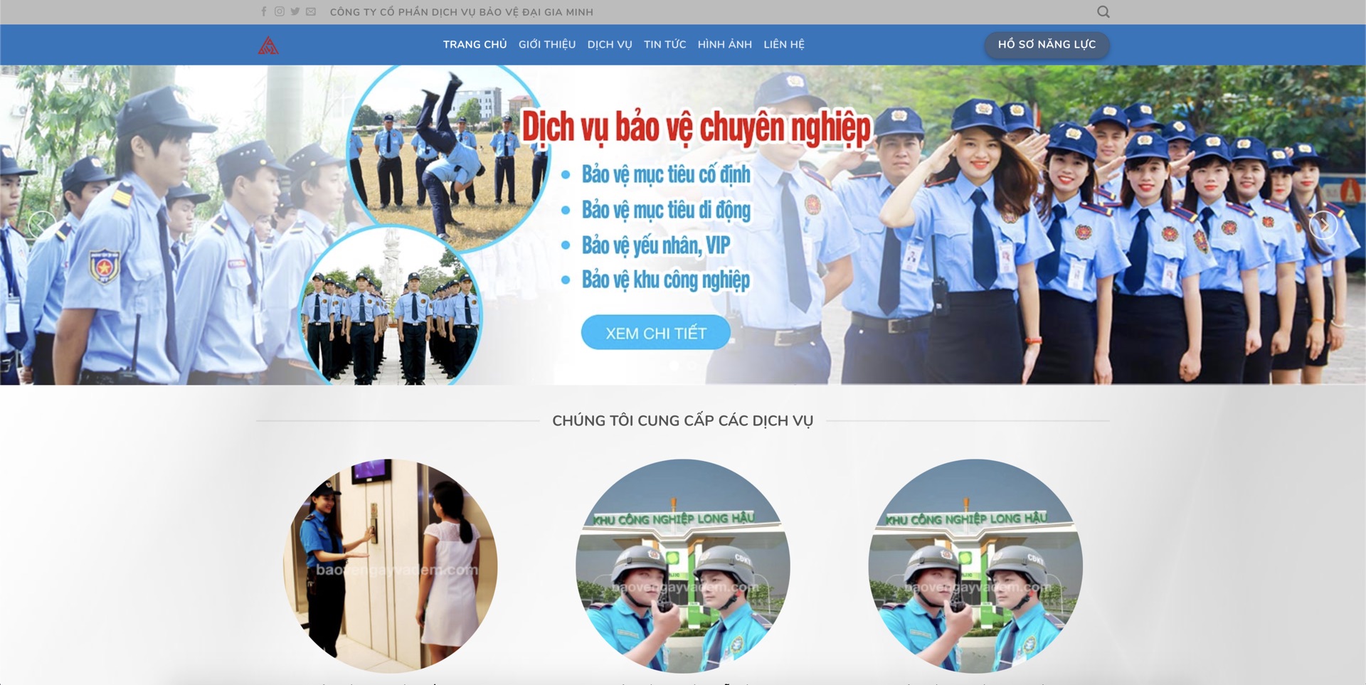Website giới thiệu dịch vụ #6 1 agozet demo website 14