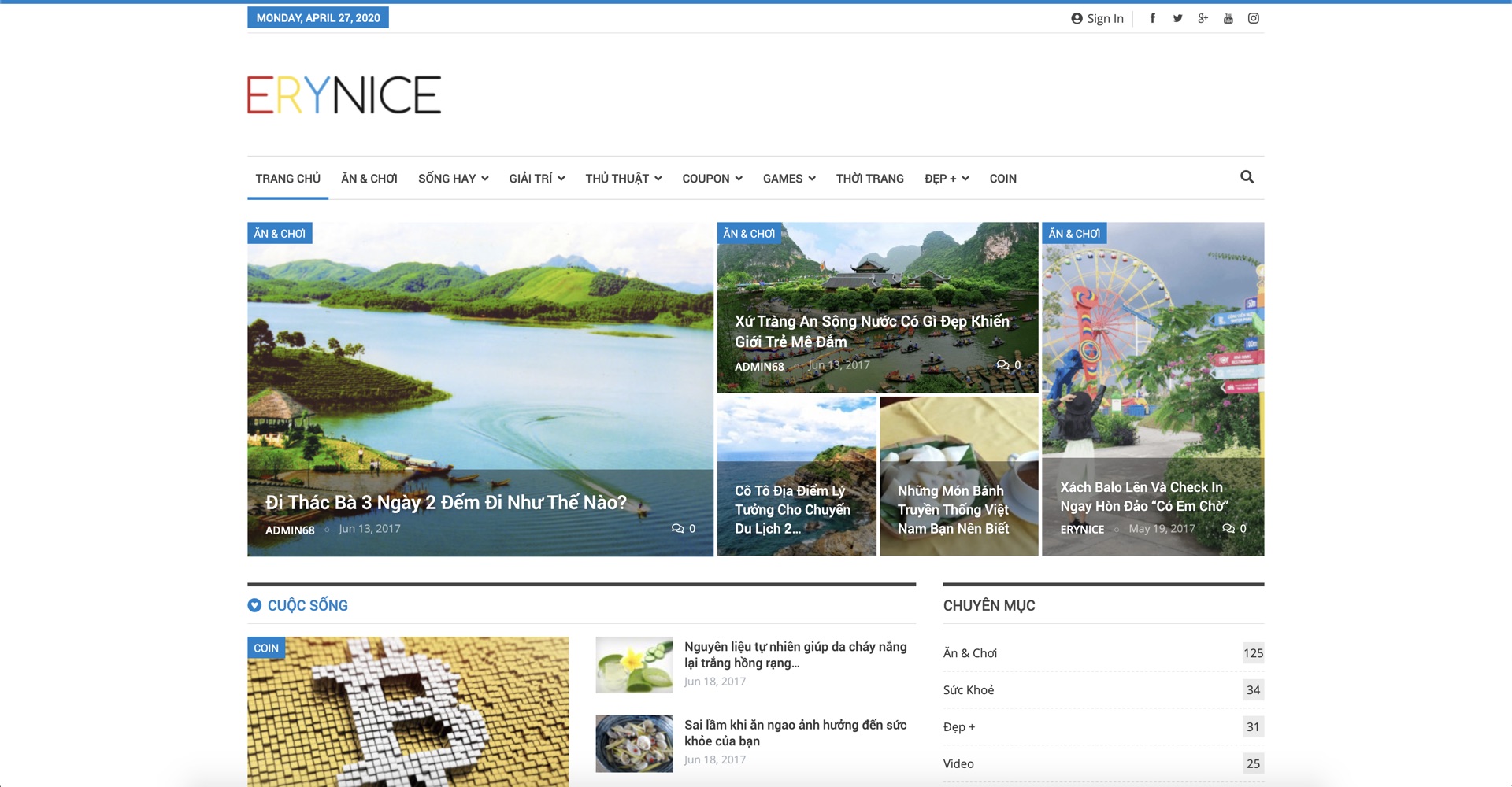Website tin tức #1 1 agozet demo website 18